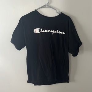 Black champion T-shirt